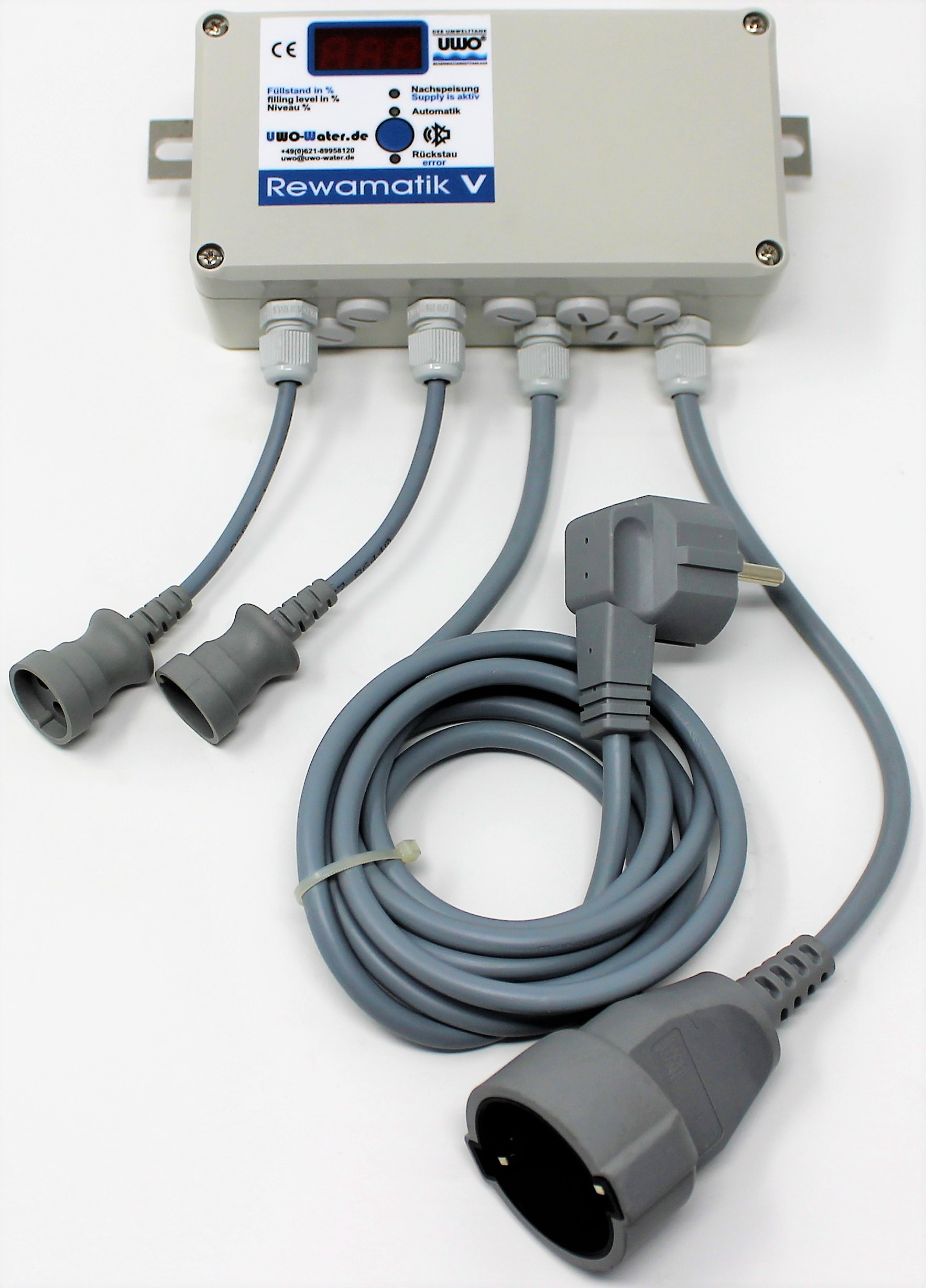 Messbox für die digitale Füllstandsmessung für ASP/UWO-Water  Regenwassermanager